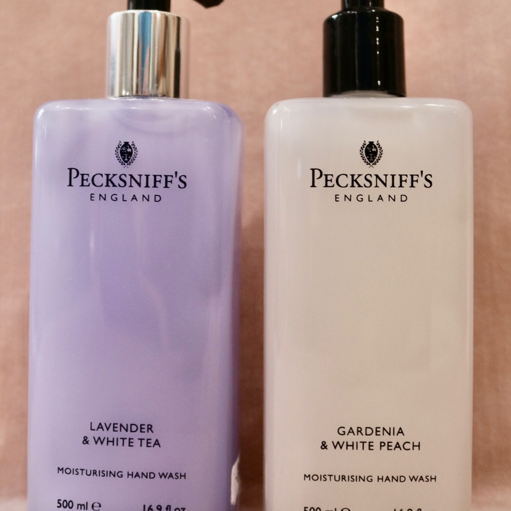 Pecksniff's England Moisture Hand Wash Lavender/White Tea & Gardenia/White Peach